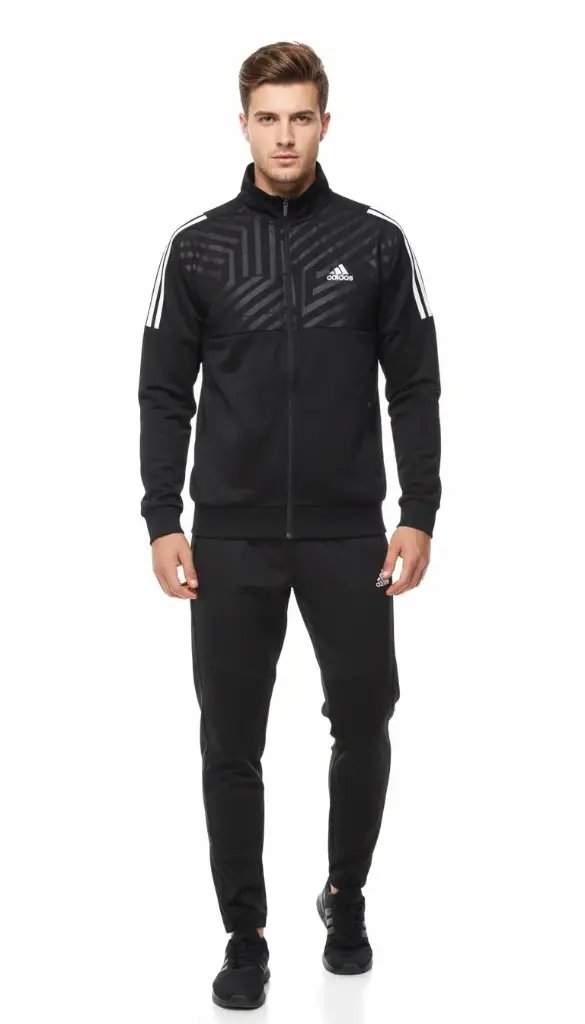 ADIDAS TRACKSUITS EA4096 (S, Black)